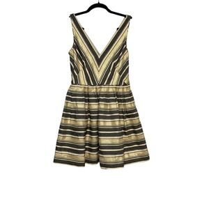 J.Crew Y2K Special Occasion Partycore Mini Dress Women Size 4 Cocktail‎ Metallic